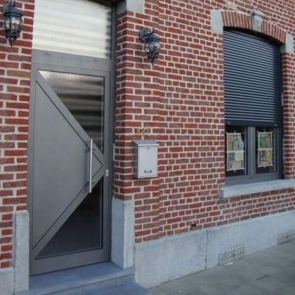 Drzwi wejściowe z aluminium